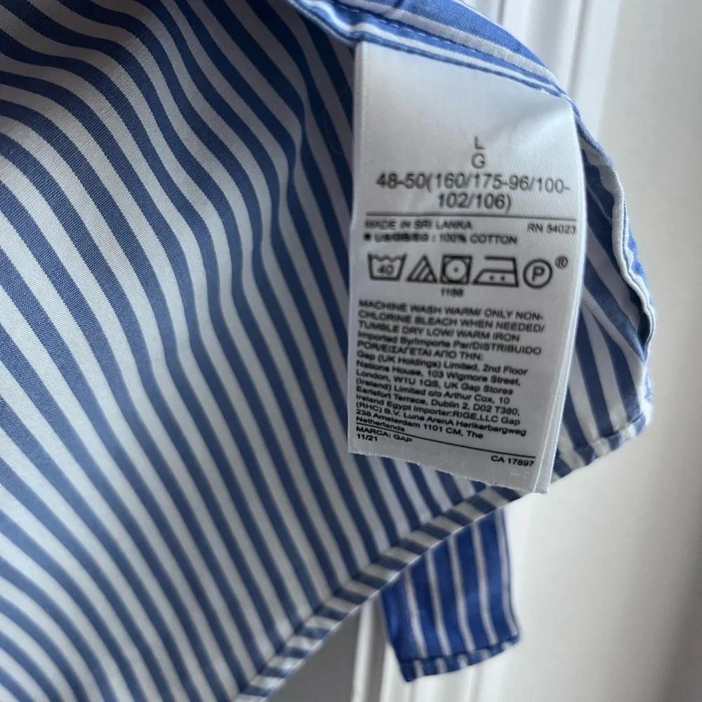 Gap striped shirt - size L - Picture 4 of 5